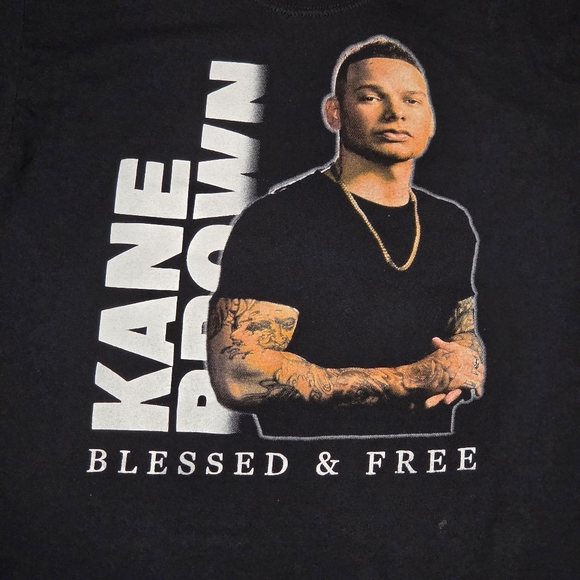 Kane Brown Black Graphic T-Shirt - Picture 2 of 6